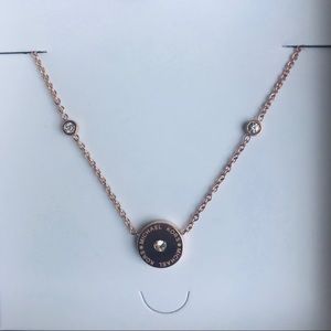 Michael Kors Dainty Rose Gold Necklace